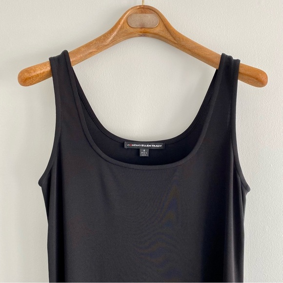 Ellen Tracy Black Sleeveless Maxi Dress Size 8 - Picture 2 of 6